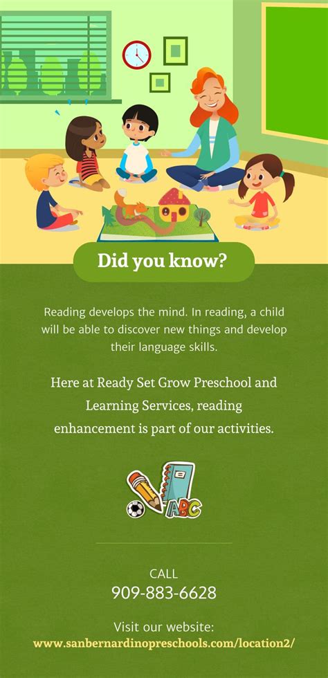 Reading Develops The Mind In Reading A Child Will Be Able To Discover