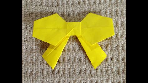 How To Make A Ribbon Origami Youtube