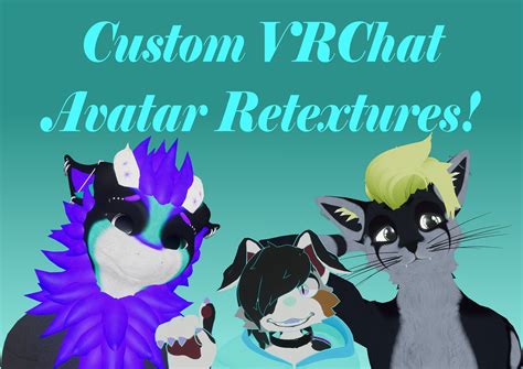 CUSTOM Vrchat Furry Avatar Texture READ DESC - Etsy