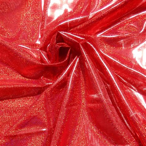 Wholesale Gala Hologram Lame Flaming Heart 250 Yard Case Fabric Direct