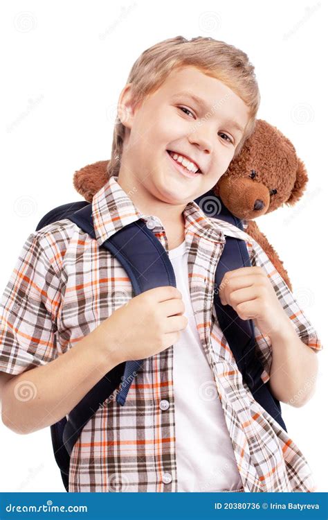 Boy Goes To School Royalty Free Stock Image Image 20380736