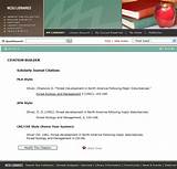 Pictures of Citation Builder Website