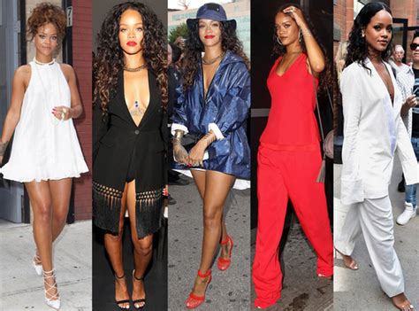 All Of Rihannas New York Fashion Week Looks—which One Is Your Favorite