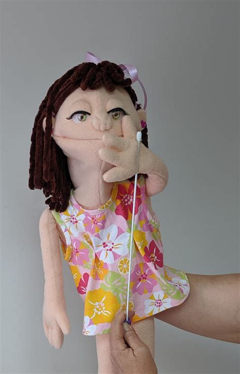 Professional Ventriloquist Puppet Funny Girl Puppet Custom Etsy
