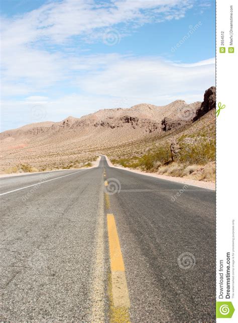 Desert Road Stock Photo Image Of Nature Drive Long 2654512