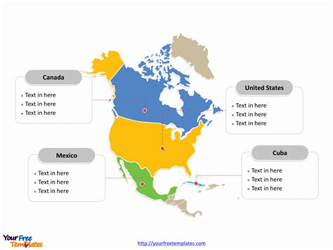 Editable Maps Of North America Beautiful Free North America Map