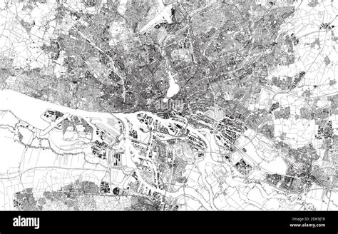 Satellitenansicht Von Hamburg Deutschland Karte Sie Ist Nach Berlin