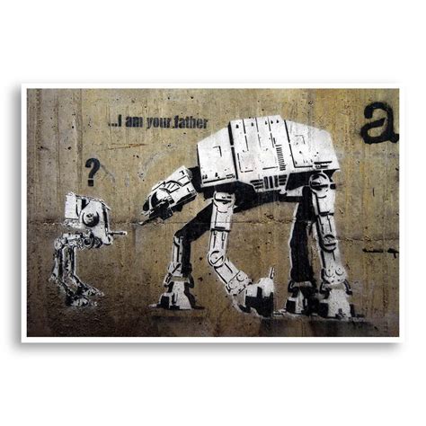 Find many great new & used options and get the best deals for banksy i am your father laptop messenger bag at the best online prices at ebay! I Am Your Father Banksy Wall Art