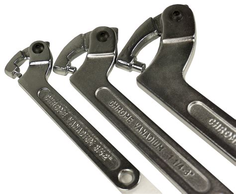 Motamec Adjustable Hook And Pin Wrench C Spanner Tool Set 6pc Ebay