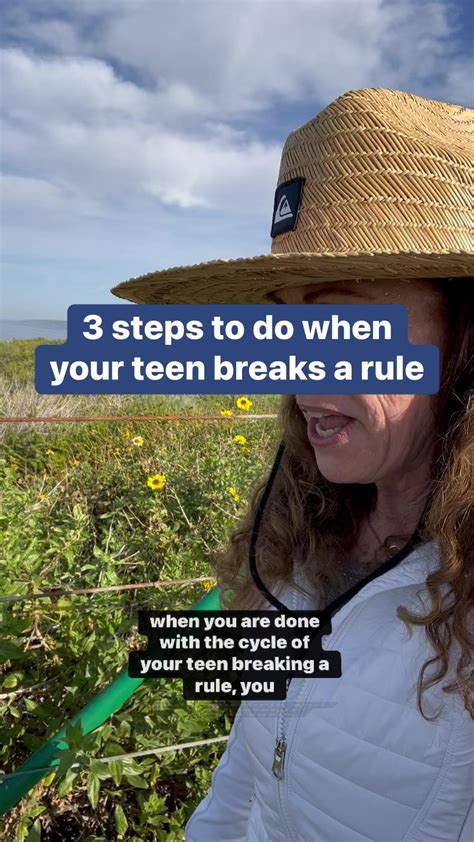 When Your Teen Breaks A Rule Try These 3 Steps 🤍 Parentsofteens