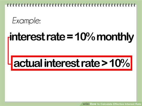 How To Calculate Effective Interest Rate 7 Steps With Pictures