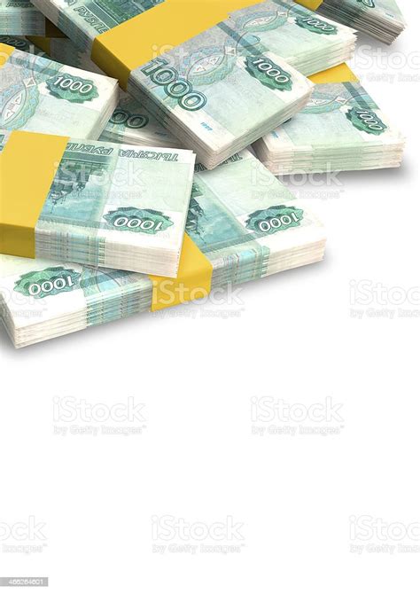 Ruble Notes Scattered Pile Stock Photo Download Image Now Brics