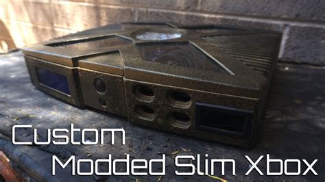 My Modded Xbox Custom Slim Case Youtube