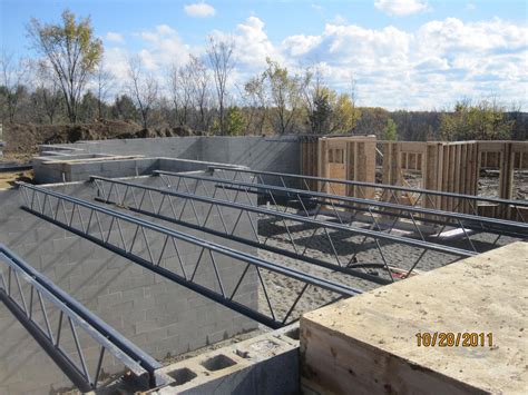 Energy Efficient Building Network Open Web Joists For First Floor Of A
