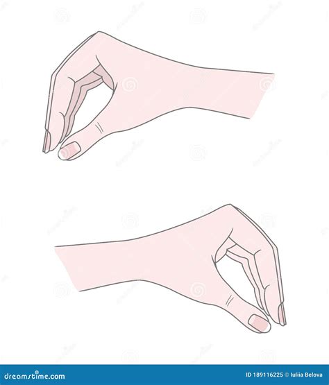 Gestures Female Hand With Fingers Folded With A Pinch Pinch Sprinkle