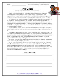 Click the buttons to print each worksheet and. English Comprehension Worksheets Grade 9 - Reading ...
