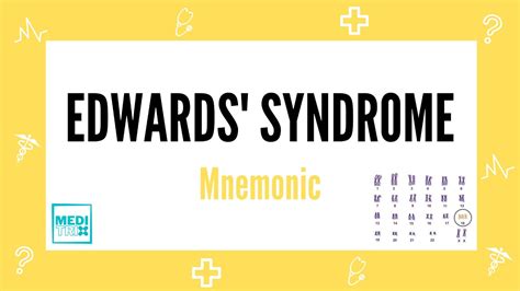 Edwards Syndrome Mnemonic Trisomy 18 Genetics Medi Trix Youtube