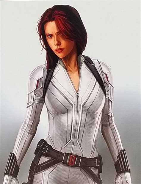 Natashas White Suit For Black Widow 2020 Concept Art The Avengers