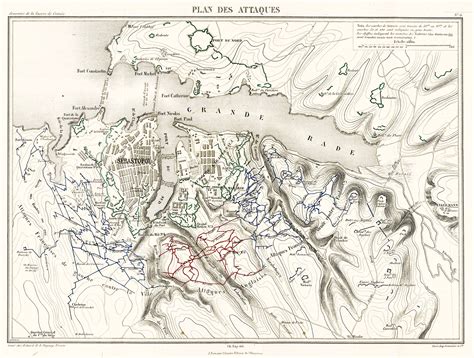Siege Of Sevastopol On The French Map