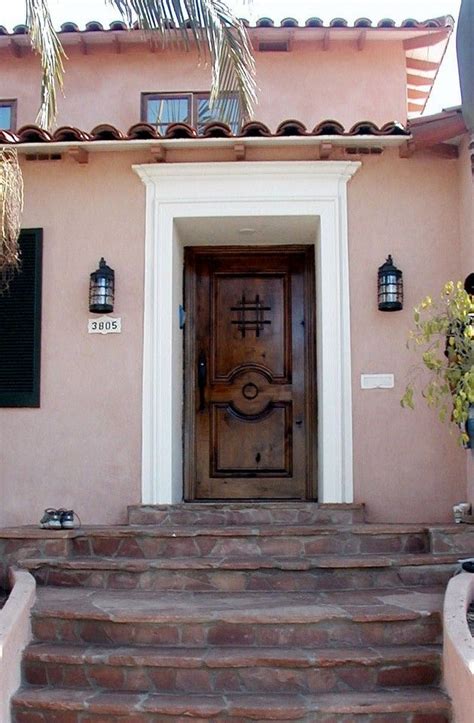 Spainsh Style Front Doors Front Door Exterior A Spanish Style Wood