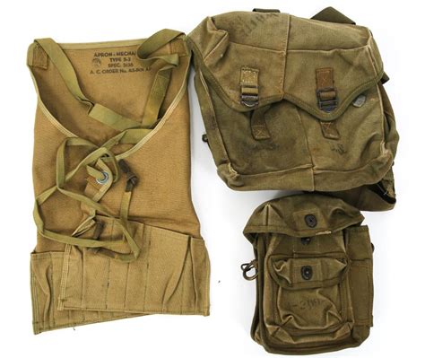 Sold Price Wwii Us Army Field Gear Lot October 5 0119 100 Pm Edt