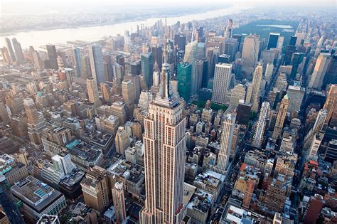 Empire State Building Midtown Aerial Keith Sherwood Photography