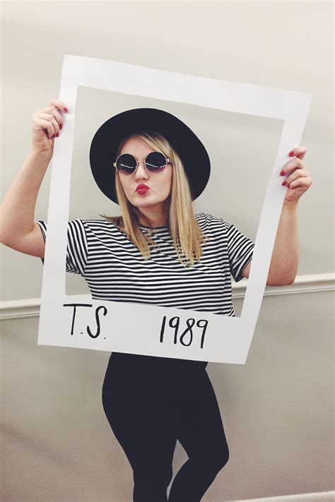 This halloween i made a diy taylor swift costume. How cute would this be with "Est. 1901" Perfect for Bid Night! | Easy last minute costumes, Cute ...