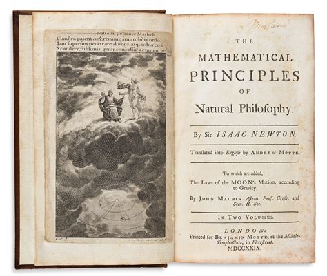 Isaac Newton First Edition English Mathematical Natural Philosophy
