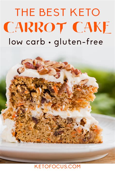Now this is my kind of recipe. Keto Carrot Cake Recipe - 5.6 Net Carbs | Recipe in 2020 ...
