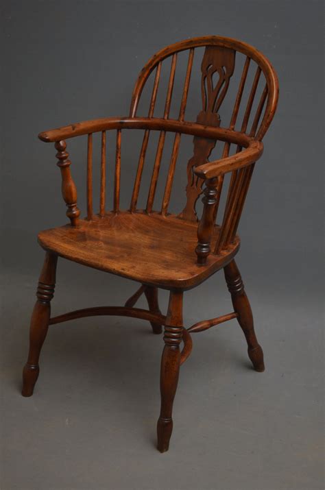 Early Victorian Yew Wood Windsor Chair Antiques Atlas