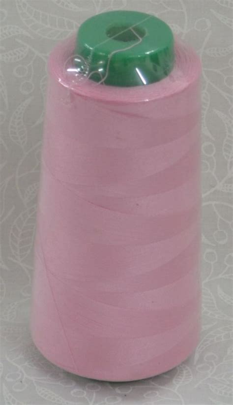 Birch Overlocker Thread 2500m Cone 100 Polyester Colour 141 Pink