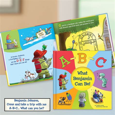 Personalized Abc What I Can Be Childrens Storybook Collections Etc