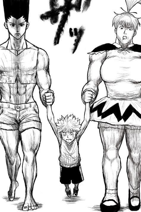 between the giants hunter x hunter know your meme