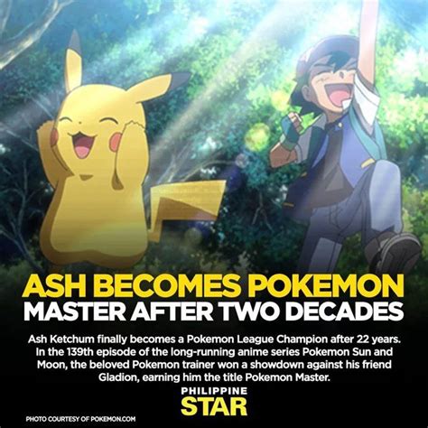 After 22 Years Ash Ketchum Finally Becomes A Pokemon League Champion Meme Pokémon Master