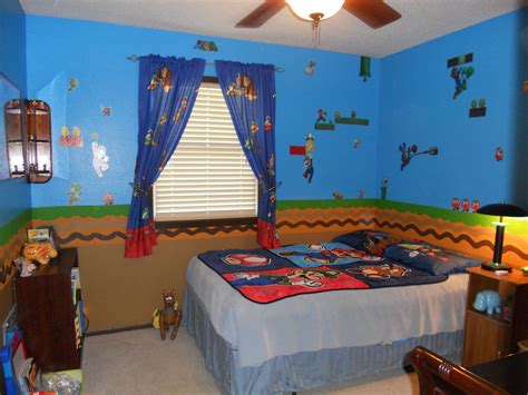 Gamer room inspired by nintendo's classic super mario bros. Super Mario Bros. room | Kids bedroom, Room, Decor