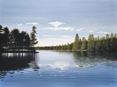 Bay On Lake Muskoka Painting By Kenneth M Kirsch