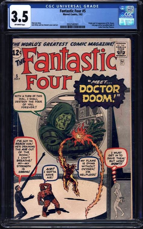 First Appearance Of Doctor Doom And The Skrulls Up For Auction Today