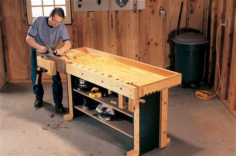 Woodworking Plans Portable Workbench Easy Build Woodworking Project