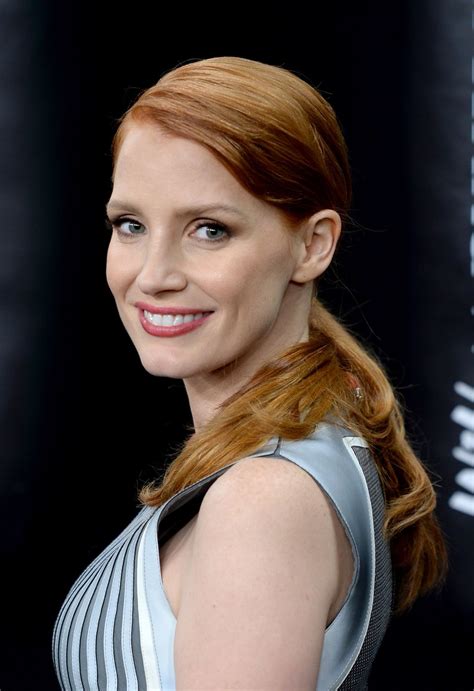 jessica chastain breaks all the redhead beauty rules and looks amazing huffpost life