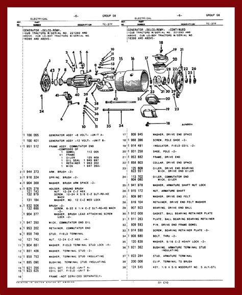 1959 Farmall Cub 6 Volt Wiring Diagram