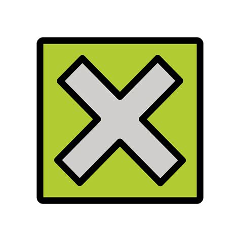 Cross Mark Button Emoji Clipart Free Download Transparent Png Creazilla
