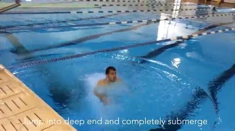 Swim Tip Deep End Skills Test Youtube