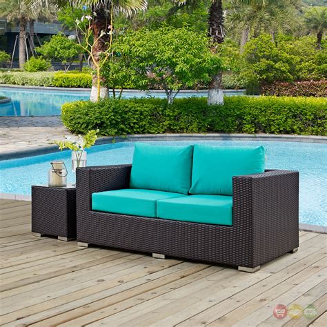 We are searching for the best outdoor loveseat cushions deep on the market and analyze these products to provide you. Convene Modern Rattan Outdoor Patio Loveseat w/ Cushions ...
