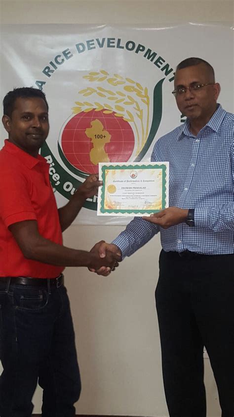 Grdb Hosts Capacity Building Workshop For Staff Guyana Rice