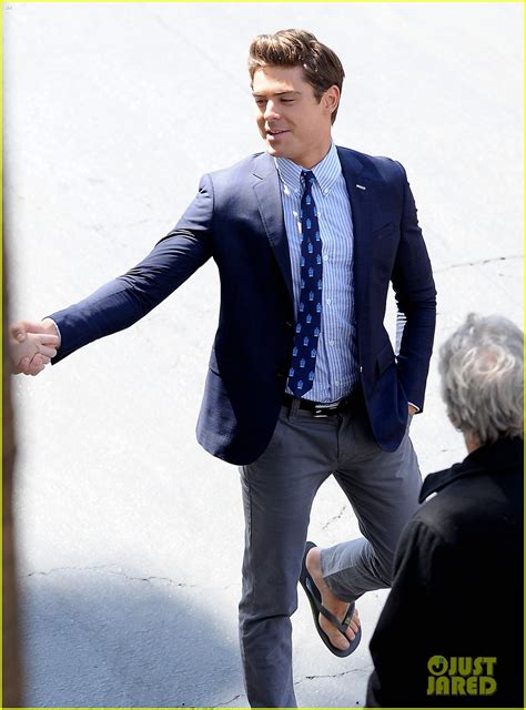Zac Efron Suit And Flip Flops On Townies Set Photo 2845701 Zac