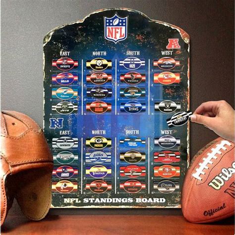 Party Animal 185 In H X 135 In D Nfl Magnetic Standings Board Wall