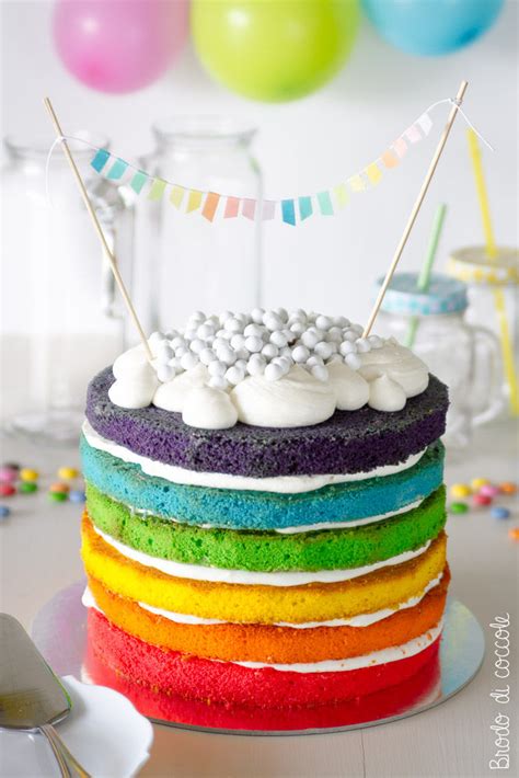 Rainbow Cake La Torta Arcobaleno Brodo Di Coccole