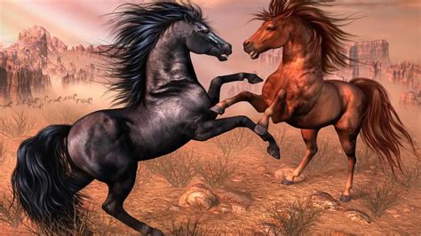Arabianhorseswallpapershd Horses Horse Painting Horse Wallpaper