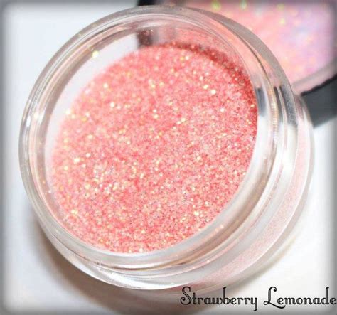 Strawberry Lemonade Glitter Loose Cosmetic Glitter Eyeshadow Etsy Uk