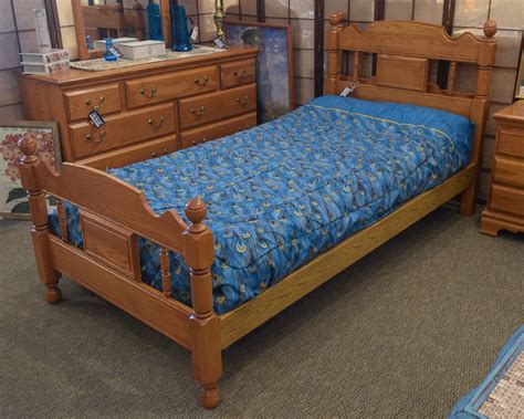 Oak Twin Bed New England Home Furniture Consignment
